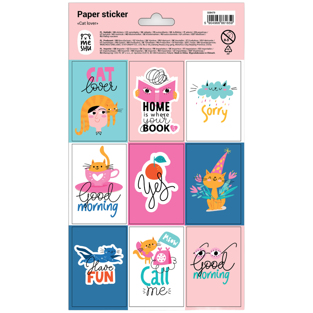 STICKERS MESHU PAPER 328479 (=10Φ) 12X21
