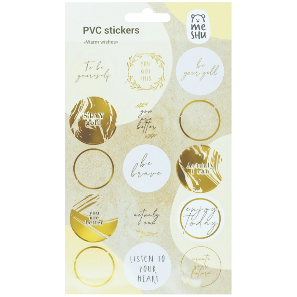 STICKERS MESHU PVC 332385 10X21