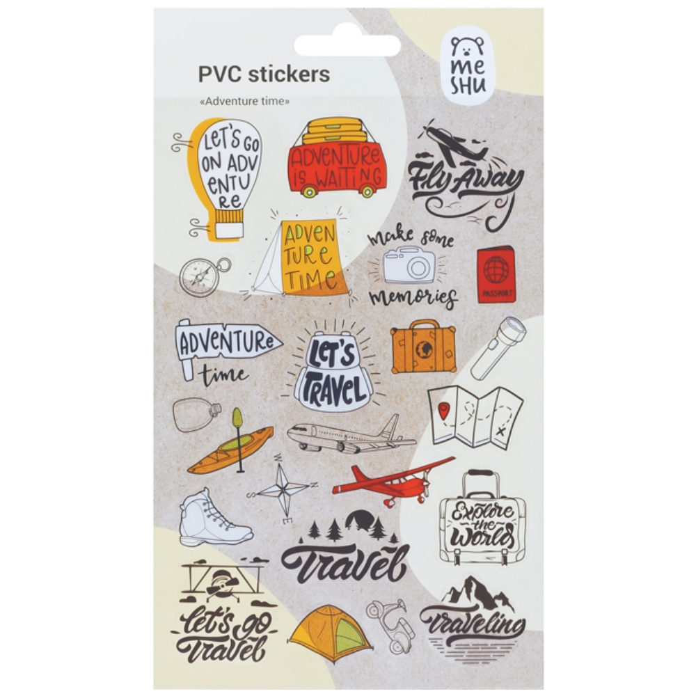 STICKERS MESHU PVC 332387 10X21