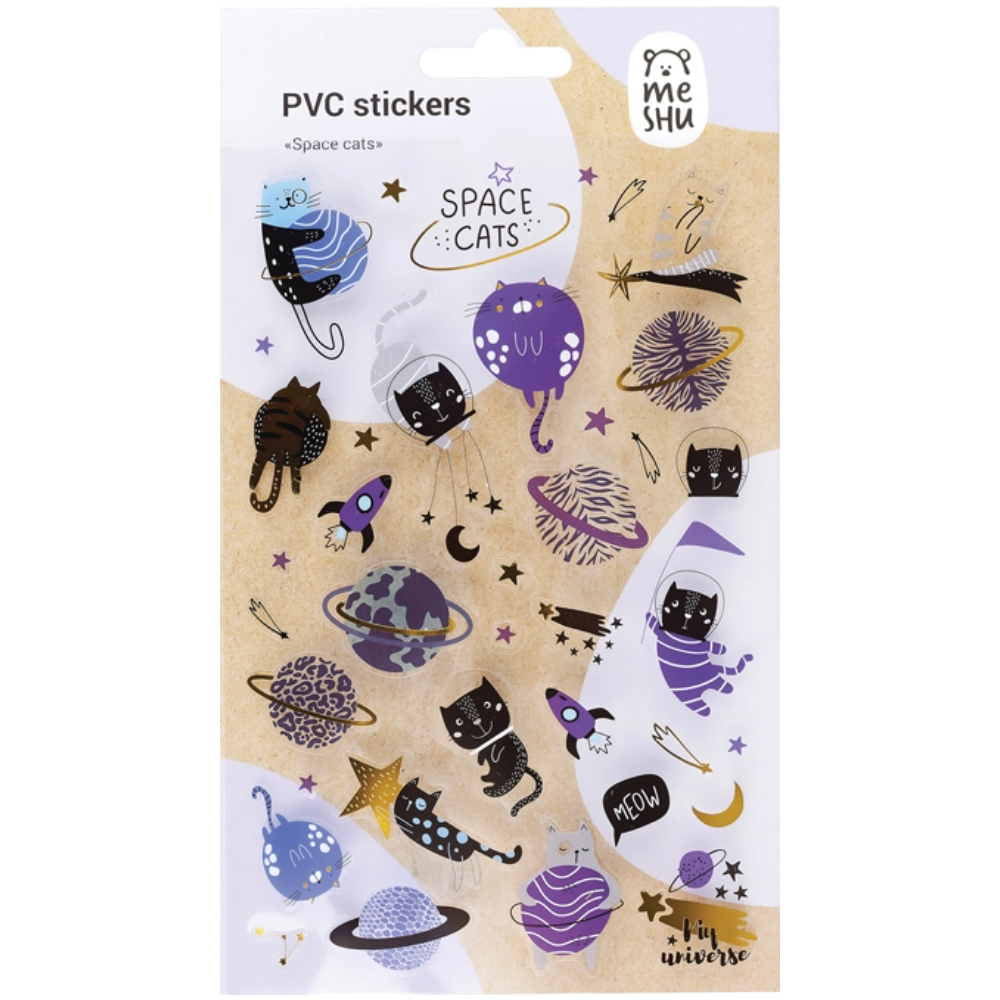 STICKERS MESHU PVC 332390 10X21