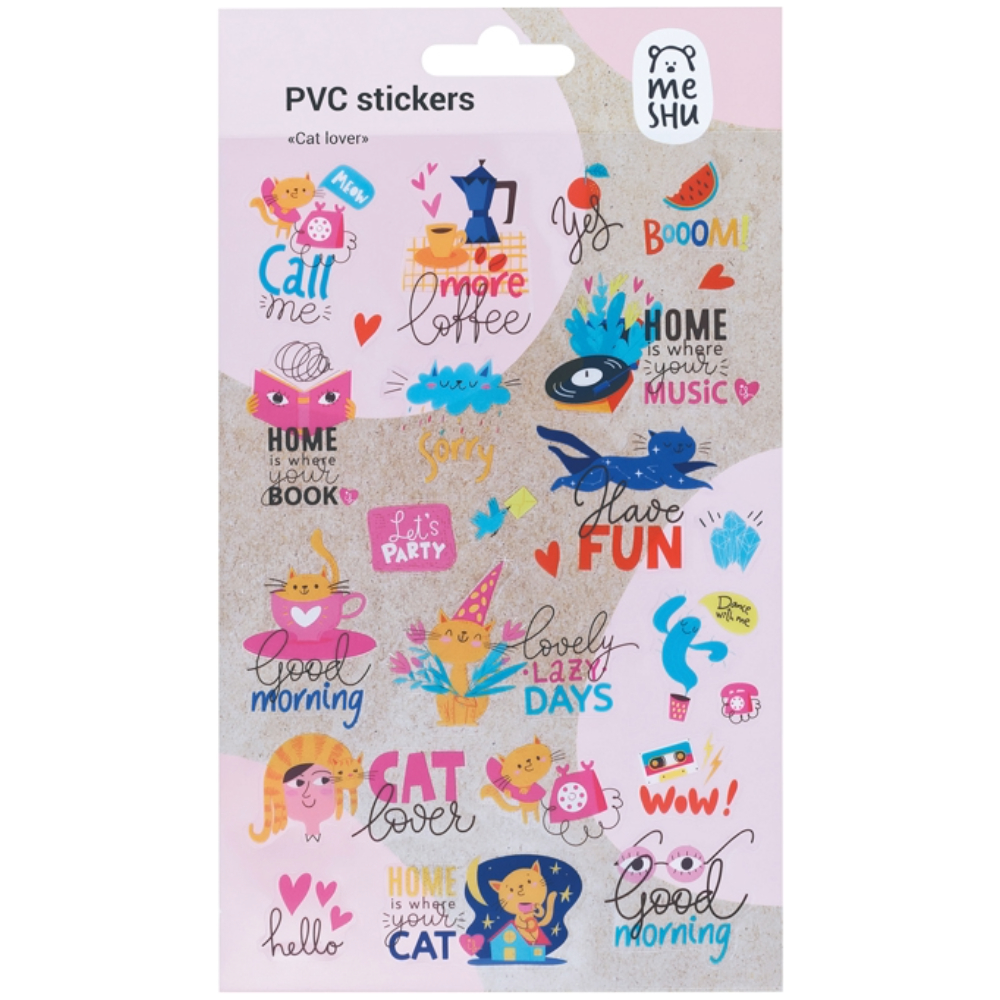 STICKERS MESHU PVC 332391 10X21