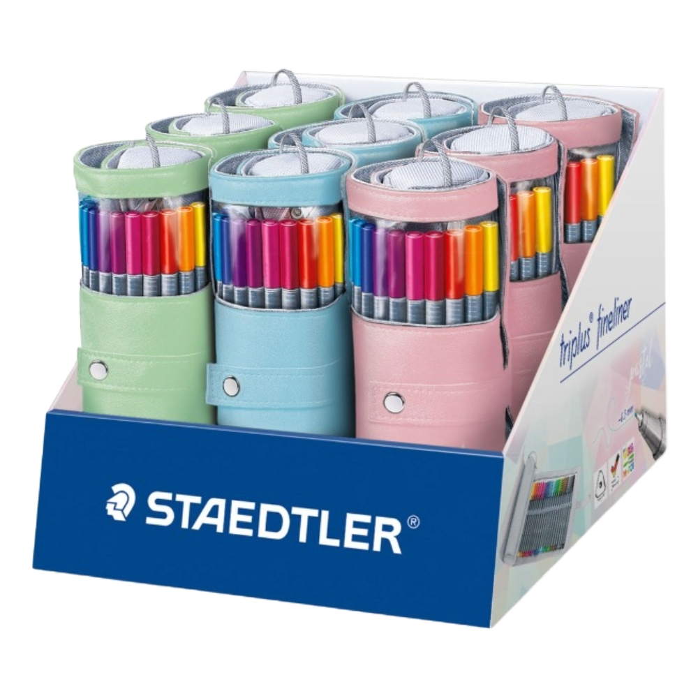 ΜΑΡΚΑΔΟΡΟΣ ΓΡΑΦΗΣ STAEDTLER 334 TRIPLUS FINELINER (20 ΧΡΩΜ.+ΚΑΣΕΤΙΝΑ PROMO) 334 PC20