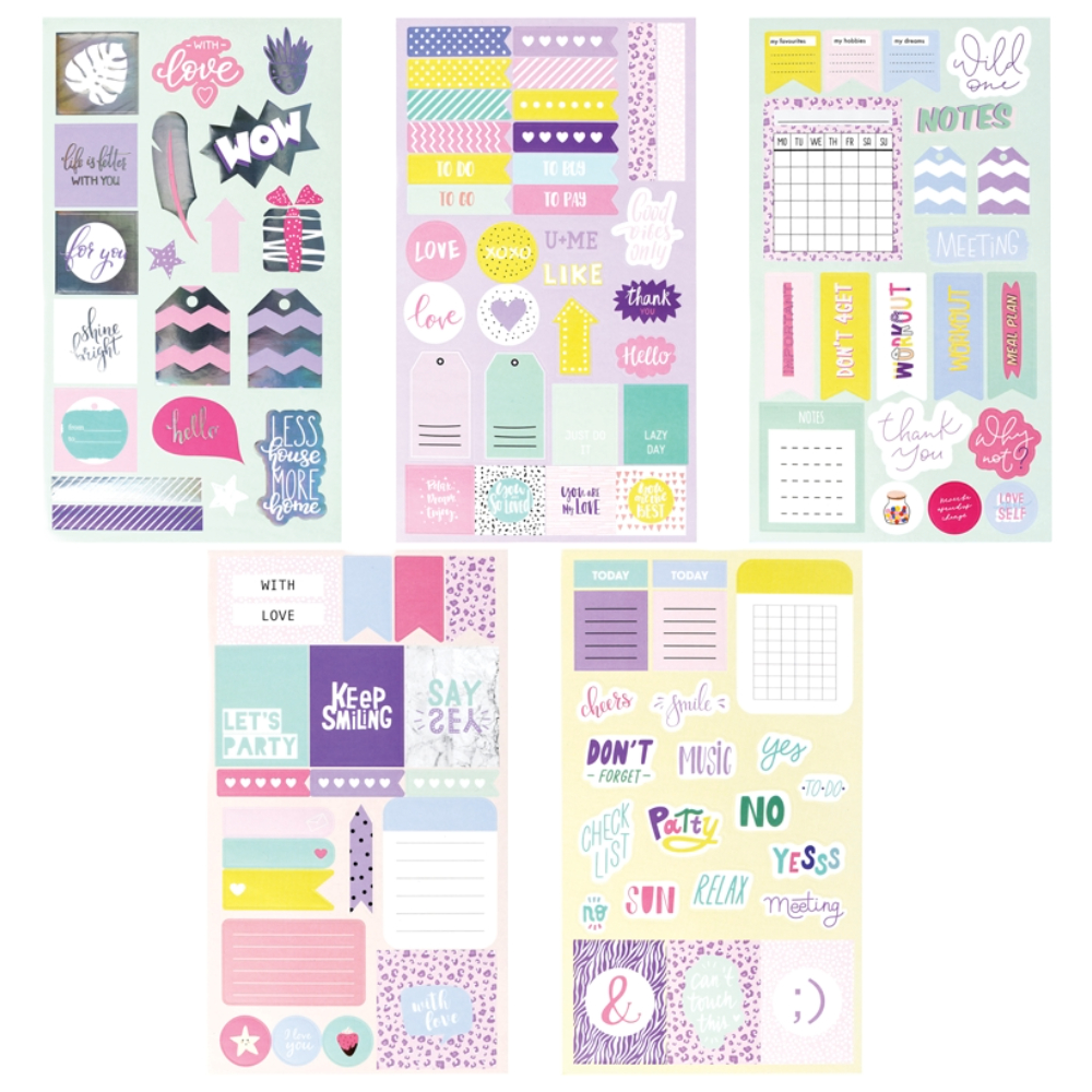 STICKERS MESHU PAPER 334399 (=5 Φ) 12X21