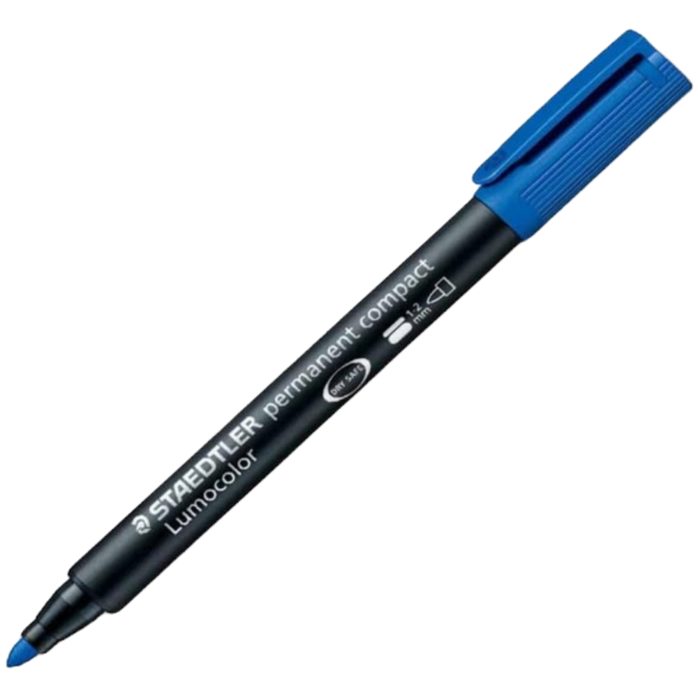 ΜΑΡΚΑΔΟΡΟΣ ΚΙΒΩΤΙΩΝ STAEDTLER 342 LUMOCOLOR PERMANENT COMPACT 1-2 MM 342-xx