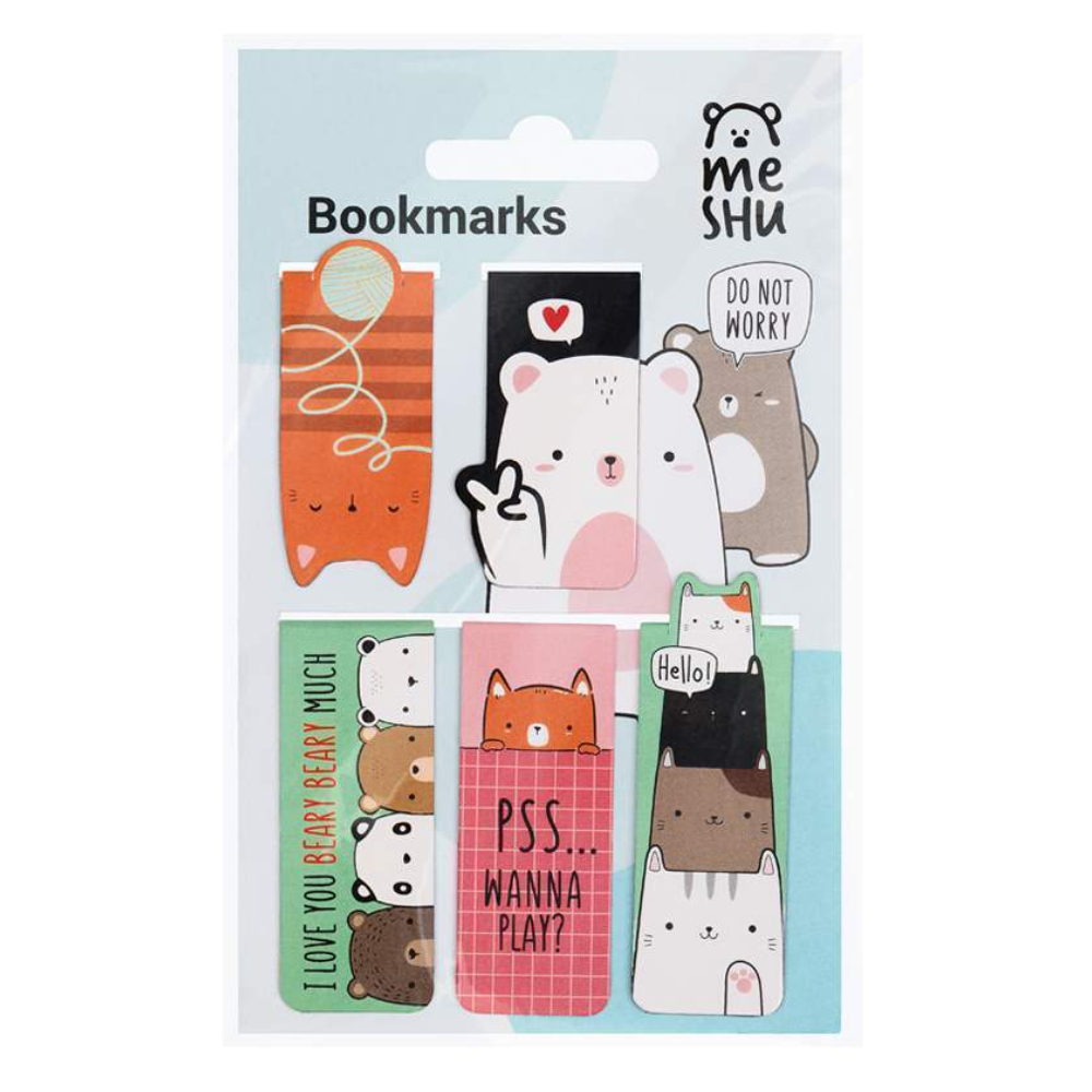 ΣΕΛΙΔΟΔΕΙΚΤΕΣ MESHU ΜΑΓΝΗΤΙΚΟΙ 342165 BEARY BEARY (5pcs) (10)