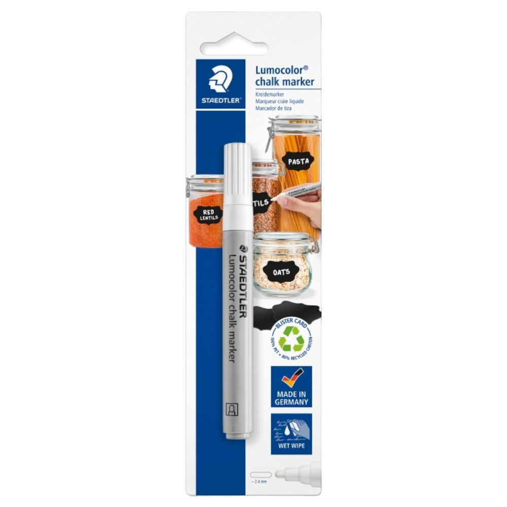 ΜΑΡΚΑΔΟΡΟΣ ΚΙΜΩΛΙΑΣ ΥΓΡΗΣ STAEDTLER 344 -xx (ΜΥΤΗ 2,4mm)
