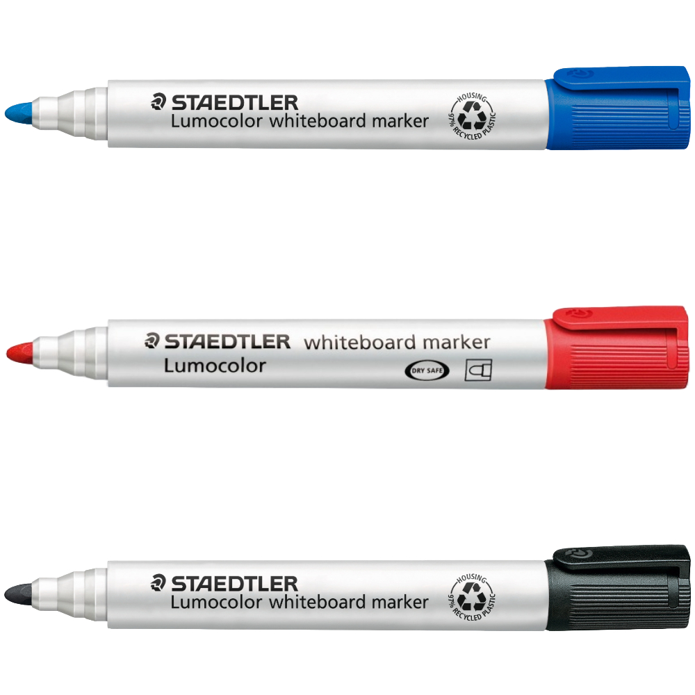ΜΑΡΚΑΔΟΡΟΣ ΠΙΝΑΚΟΣ STAEDTLER 351 LUMOCOLOR WHITEBOARD (2.0MM)