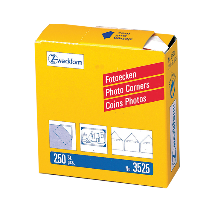 ΑΥΤΟΚΟΛΛΗΤΕΣ ΕΤΙΚΕΤΕΣ AVERY ΓΩΝΙΕΣ PHOTO CORNERS 19X17MM ( 250 ΤΕΜ,) ZWECKFORM 3525