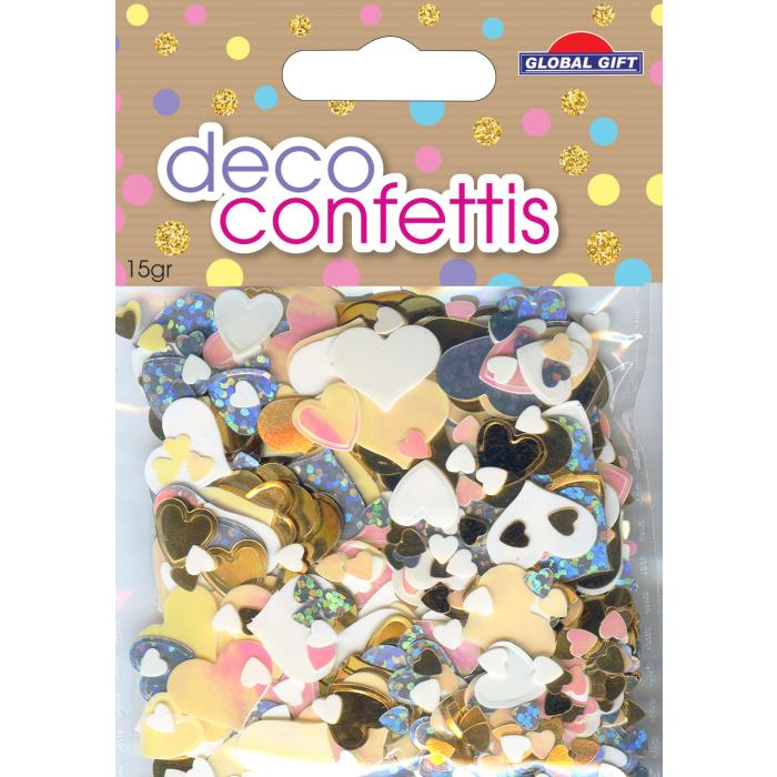 STICKERS CONFETTIS DECO 15GR 361162 GLOBAL GIFT