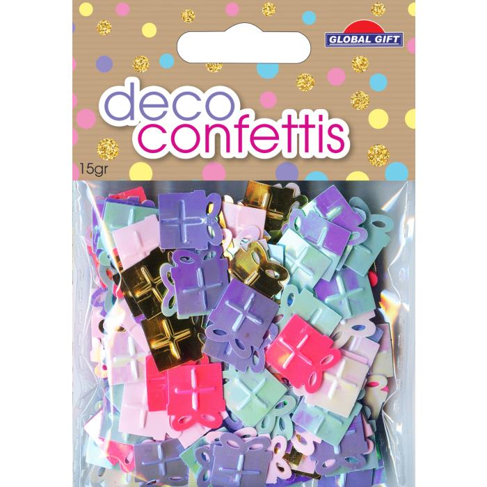 STICKERS CONFETTIS DECO 15GR 361170 GLOBAL GIFT