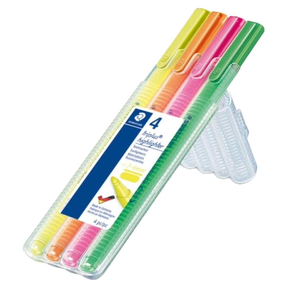 ΜΑΡΚΑΔΟΡΟΣ ΥΠΟΓΡΑΜΜΙΣΗΣ STAEDTLER 362 TEXTSURFER TRIPLUS (ΣΕΤ 4 ΤΕΜ) 362 SB4