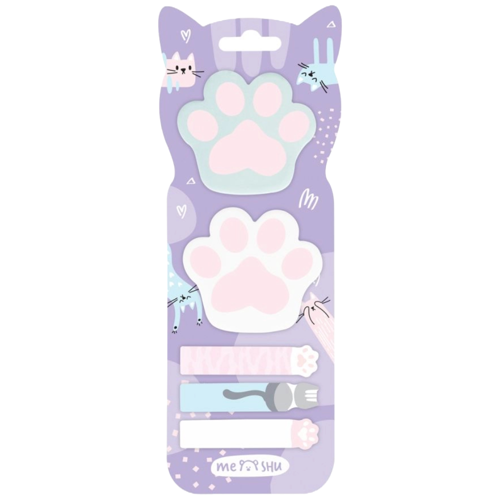 ΣΗΜΕΙΩΣΕΩΝ STICKY NOTES MESHU 362693 PAWS (20Φ) (12)