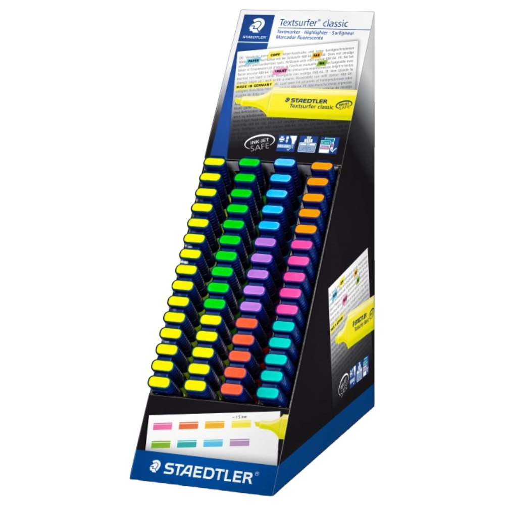 ΜΑΡΚΑΔΟΡΟΣ ΥΠΟΓΡΑΜΜΙΣΗΣ STAEDTLER 364 TOPSTAR TEXTSURFER CLASSIC (STANT 60 ΤΕΜ.) 364 CA60