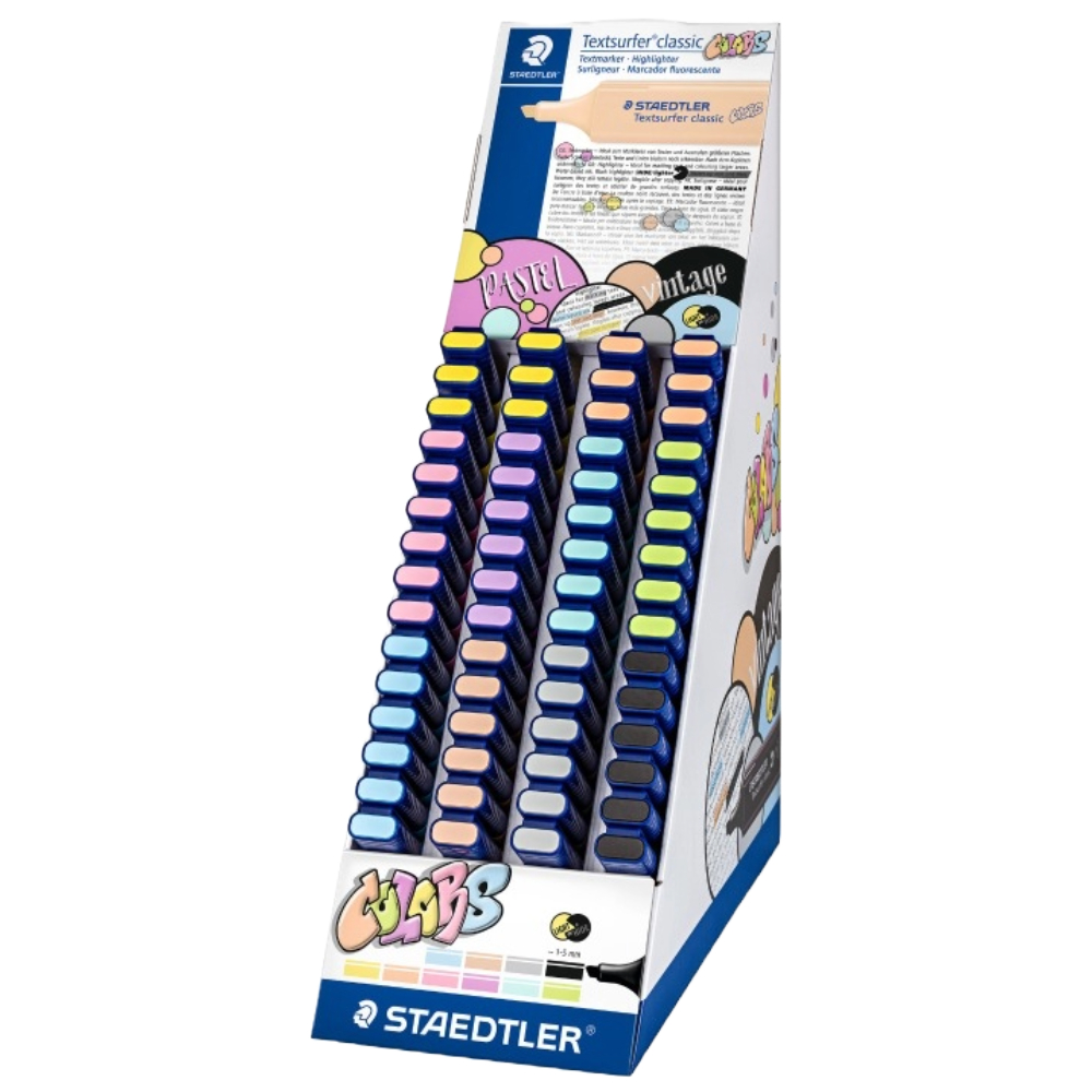 ΜΑΡΚΑΔΟΡΟΣ ΥΠΟΓΡΑΜΜΙΣΗΣ STAEDTLER 364 TOPSTAR TEXTSURFER PASTEL (STANT 60 ΤΕΜ) 364 CA60