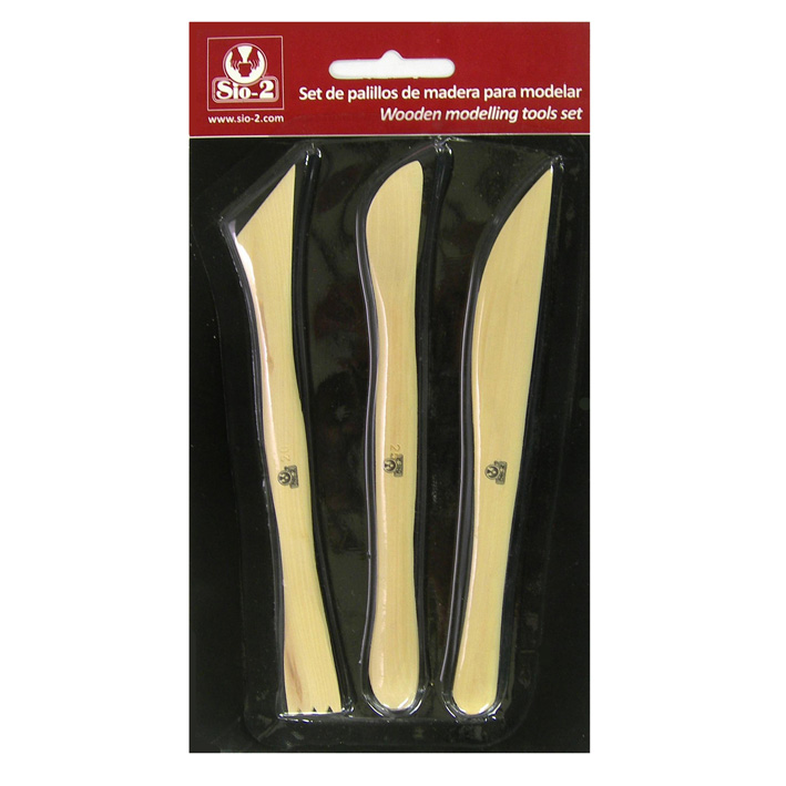 ΕΡΓΑΛΕΙΑ PLUS ΜΟΝΤΕΛΙΣΜΟΥ ΞΥΛΙΝΑ ΣΕΤ 3 ΤΕΜ. Χ 15CM 37000018