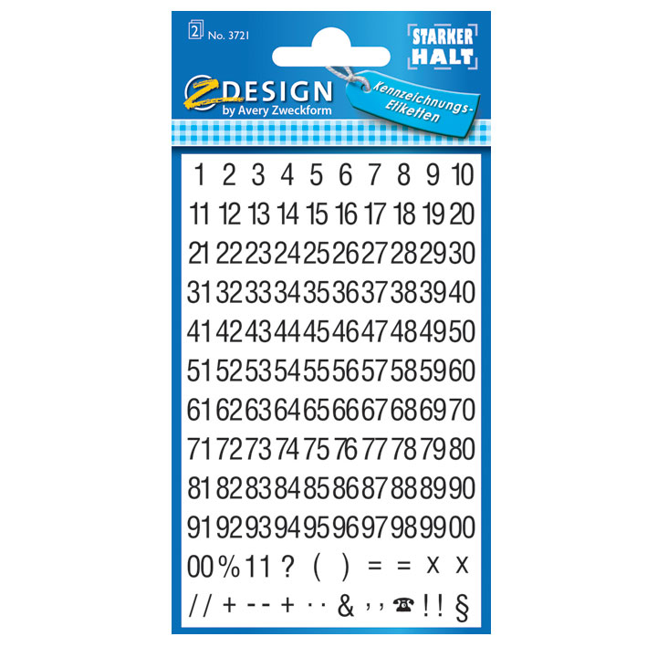STICKERS HOME ΕΤΙΚΕΤΕΣ ΑΡΙΘΜΩΝ Z-DESIGN 3721