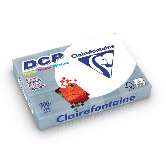ΧΑΡΤΙ A4 300G ΧΡΩΜΑ ΛΕΥΚΟ ΠΑΚΕΤΟ 125 ΦΥΛΛΩΝ CLAIREFONTAINE 3801C