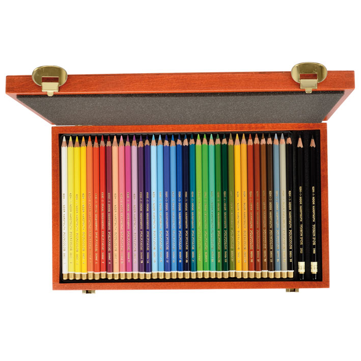 ΞΥΛΟΜΠΟΓΙΕΣ POLYCOLOR KOHINOOR 36 ΧΡΩΜΑΤΑ ΞΥΛΙΝΗ ΚΑΣΕΤΙΝΑ 3895-36