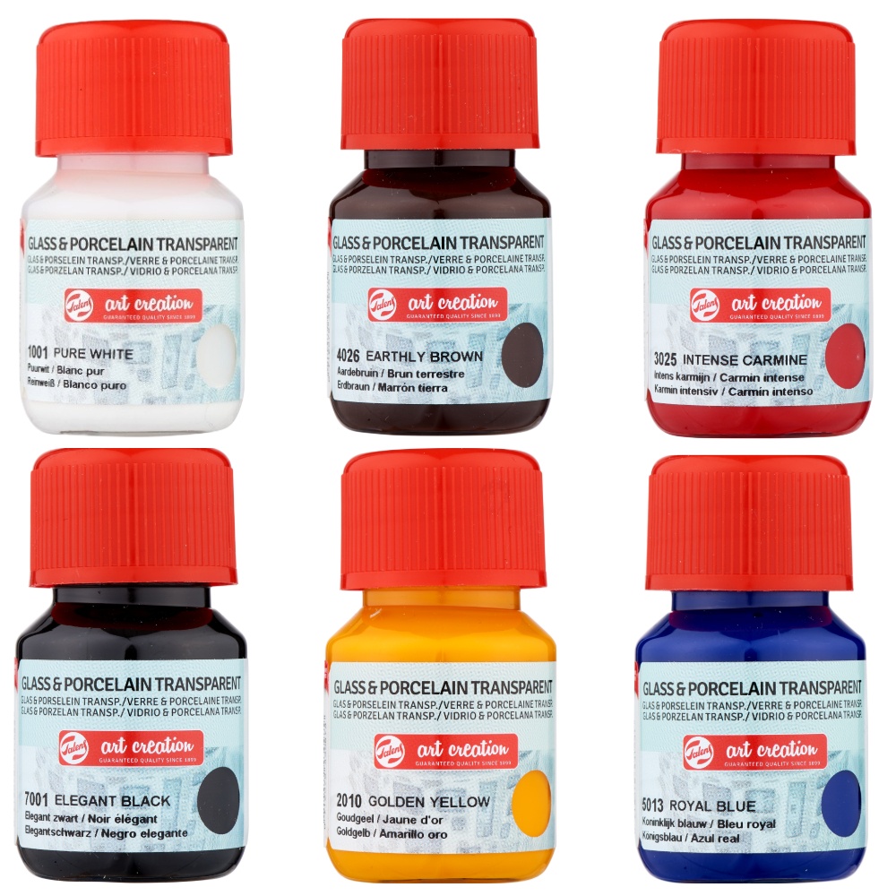 ΧΡΩΜΑ TALENS ART CREATION GLASS-PORCELAIN TRANSPARENT 30ML 4113xxxx0