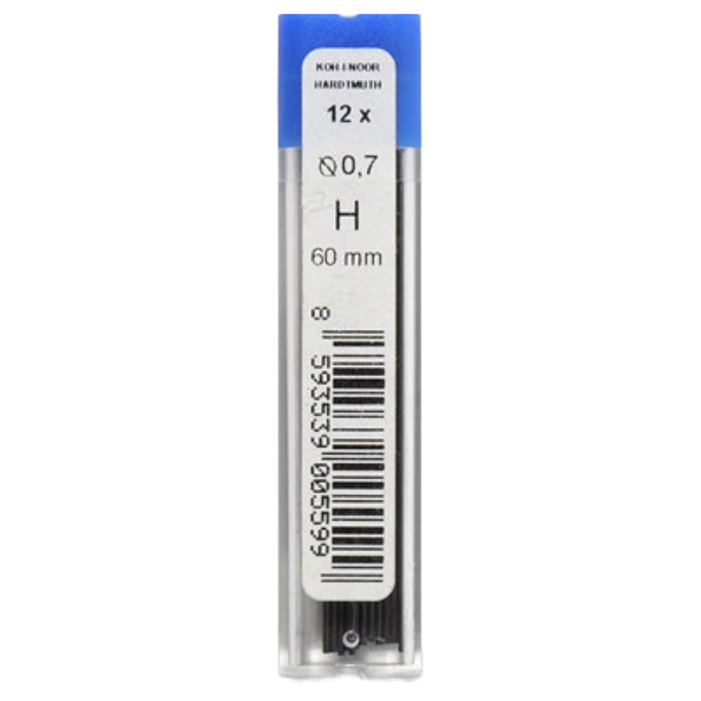 ΜΥΤΕΣ ΜΗΧΑΝΙΚΟΥ ΜΟΛΥΒΙΟΥ 0.7MM H (12 ΜΥΤΕΣ) KOHINOOR 4162H