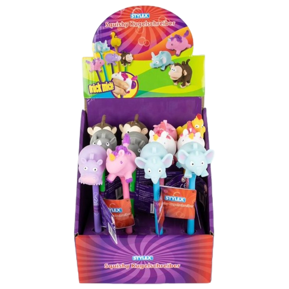 ΣΤΥΛΟ STYLEX 44005 (ΣΤΑΝΤ=12 ΤΕΜ) SQUISHY ANIMAL (8 ΑΣΟΡΤΙ ΣΧΕΔΙΑ)