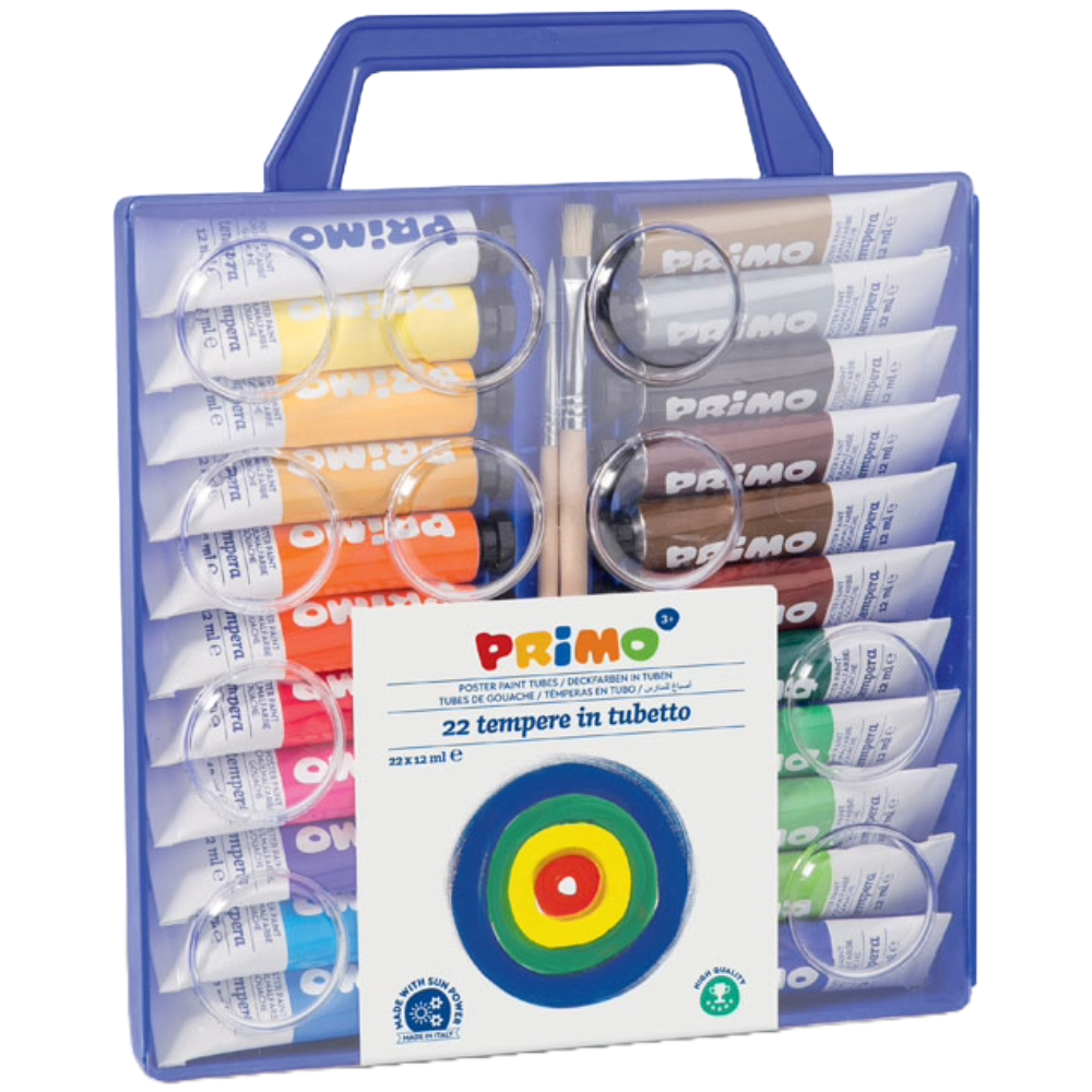 ΤΕΜΠΕΡΑ PRIMO ΣΩΛΗΝΑΡΙΟ ΜΕΤΑΛ. 12ML ΣΕΤ 22 ΧΡΩΜΑΤΩΝ CMP-449T22VA
