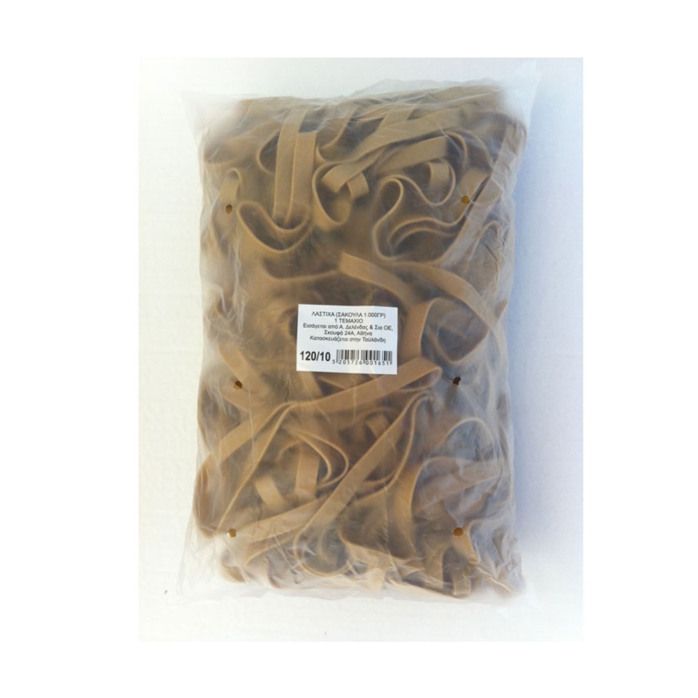 ΛΑΣΤΙΧΑ ΚΑΟΥΤΣΟΥΚ 1000 GR ΚΑΛΤΣΟΔΕΤΑ NR18x (ΔΙΑΜΕΤΡ. 120MM X 10MM) *TH* 45235