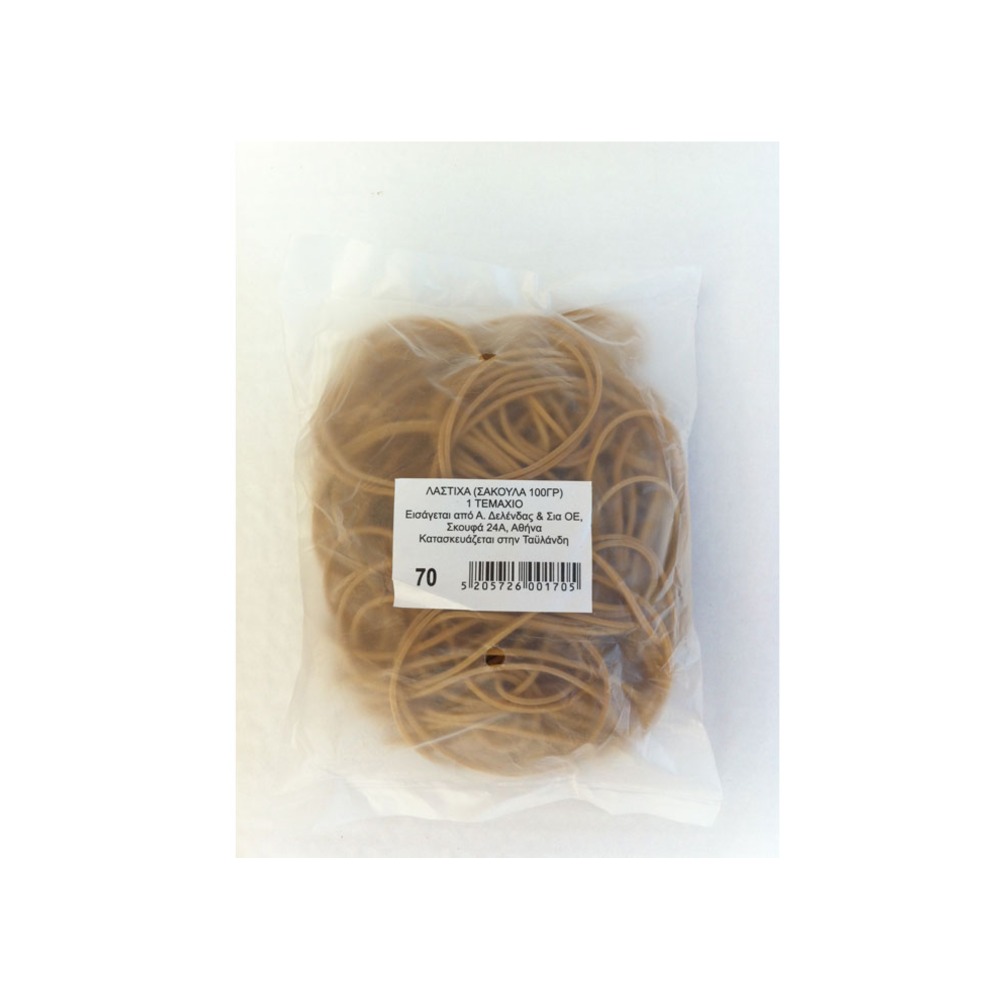 ΛΑΣΤΙΧΑ ΚΑΟΥΤΣΟΥΚ 100 gr (ΔΙΑΜΕΤΡ. 70MM-ΜΗΚ.110MM) *TH* 45240