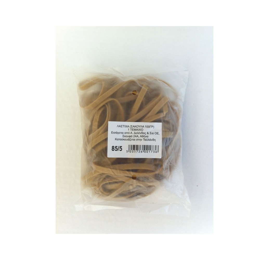 ΛΑΣΤΙΧΑ ΚΑΟΥΤΣΟΥΚ 100 gr ΚΑΛΤΣΟΔΕΤΑ NR13x (ΔΙΑΜΕΤΡ. 85 MM X 5 MM) *TH* 45243
