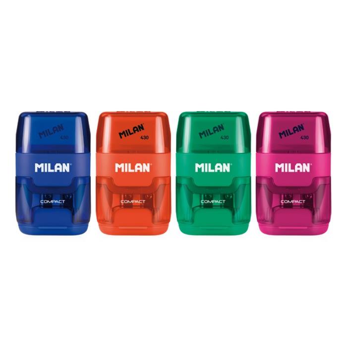 ΓΟΜΑ + ΞΥΣΤΡΑ ΔΙΠΛΗ MILAN COMPACT ΚΟΥΤΙ=16 ΤΕΜ.( 4 ΑΣΟΡΤΙ) 4703116