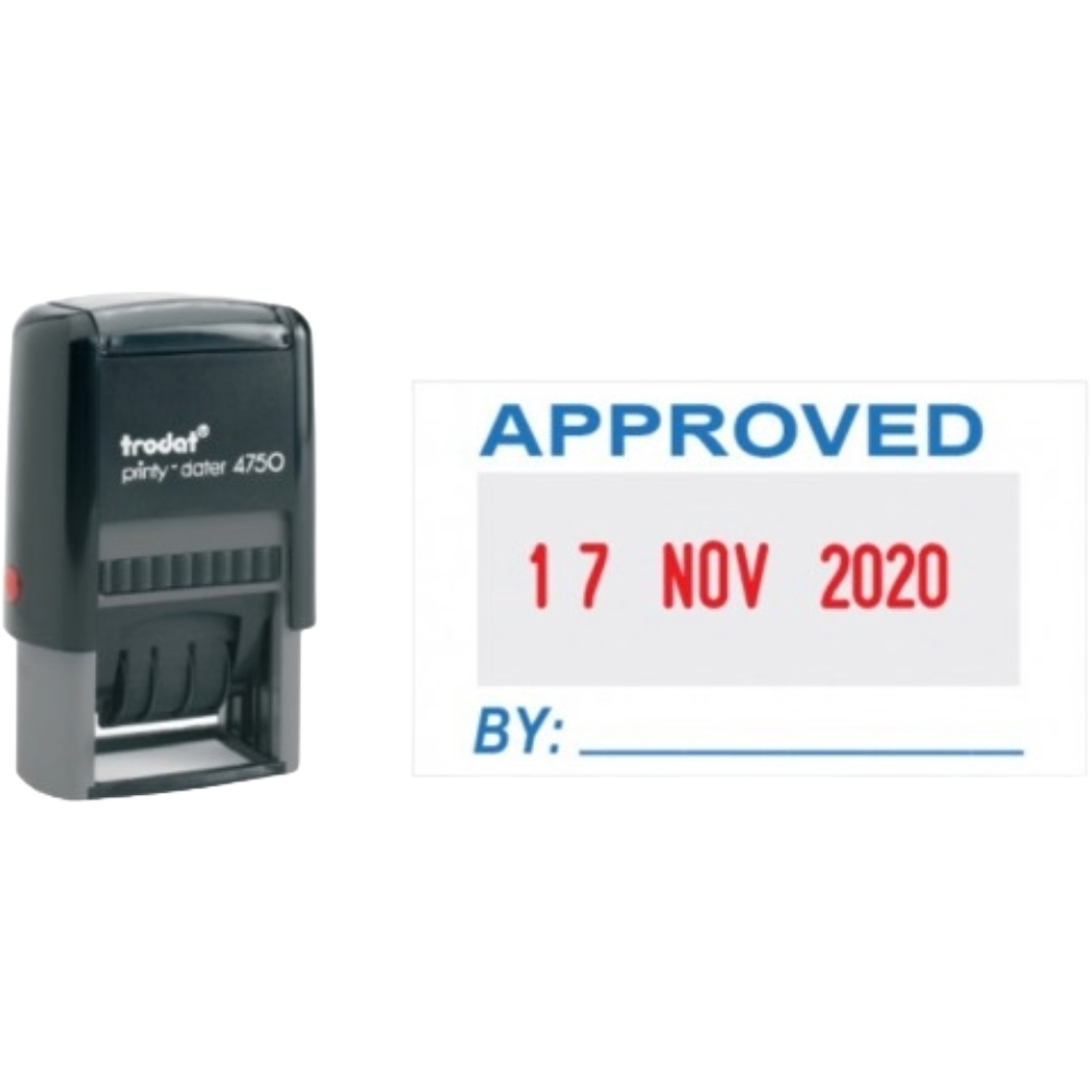 ΣΦΡΑΓΙΔΑ TRODAT ΗΜΕΡΟΜΗΝΙΑΣ +ΚΕΙΜΕΝΟ/ΕΛΛΗΝΙΚΑ PRINTY 4750 41X24MM/4MM