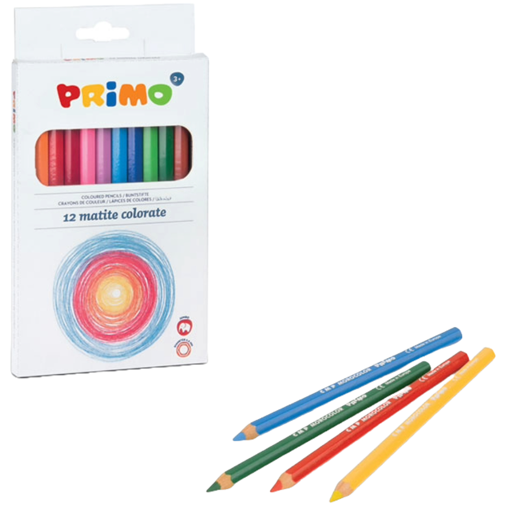 ΞΥΛΟΜΠΟΓΙΕΣ PRIMO JUMBO 5.5MM 12 ΧΡΩΜΑΤΩΝ CMP 510MAXI12E