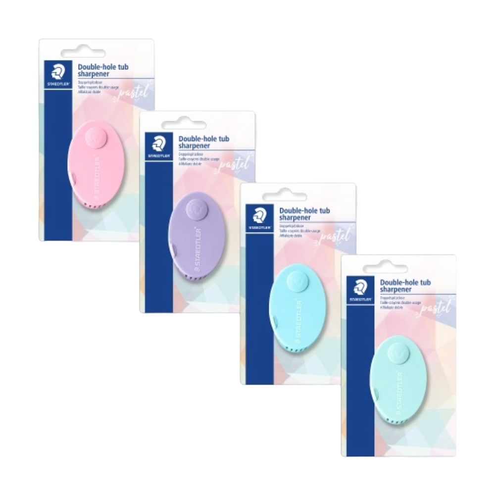 ΞΥΣΤΡΑ ΒΑΡΕΛΑΚΙ STAEDTLER ΔΙΠΛΗ ΠΛΑΣΤΙΚΗ PASTEL (BLISTER) 512PS2BKPA
