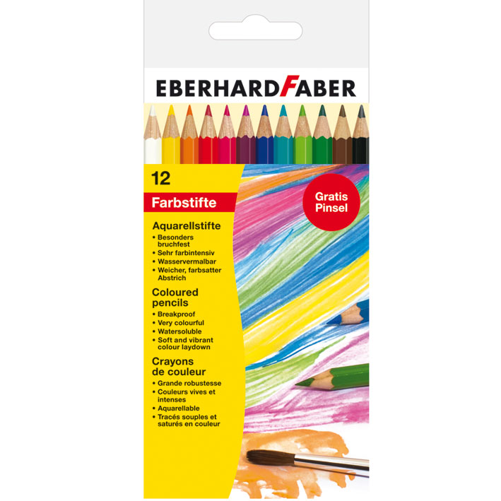 ΞΥΛΟΜΠΟΓΙΕΣ ΑΚΟΥΑΡΕΛΑΣ EFA FABER 5160-12 (ΣΕΤ 12 ΧΡΩΜΑΤΩΝ)