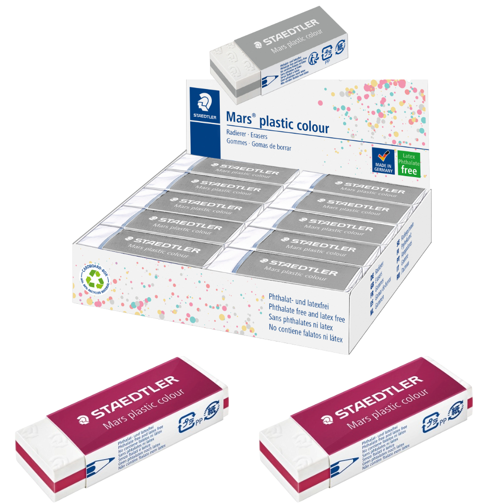 ΓΟΜΟΛΑΣΤΙΧΑ STAEDTLER 526 50E1-80 ΧΡΩΜΑΤΙΣΤΗ ΣΧΕΔΙΟΥ MARS PLASTIC (ΠΑΚ= 20 ΤΕΜ)