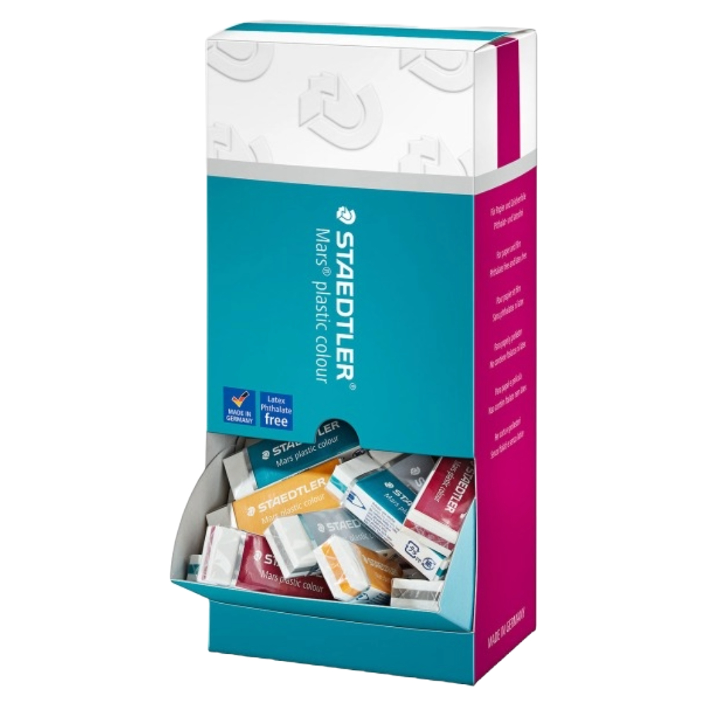 ΓΟΜΟΛΑΣΤΙΧΑ STAEDTLER 526 50 (526E1 CA40) ΒΙΤΡΙΝΑ=40 ΤΕΜ.ΧΡΩΜΑΤΙΣΤΕΣ MARS PLASTIC