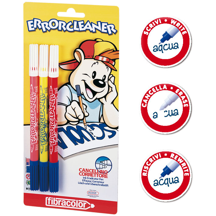 ΔΙΟΡΘΩΤΙΚΟ ΠΕΝΑΣ+ΜΑΡΚΑΔΟΡΑΚΙ ΜΠΛΕ FIBRA (ERASABLE) (ΣΕΤ=3 ΤΕΜ.)545CC003BL