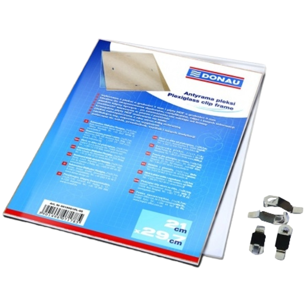 ΒΑΣΗ / ΘΗΚΗ ΑΚΡΥΛΙΚΗ A4 "ΚΟΡΝΙΖΑ" DONAU 5615001PL-00