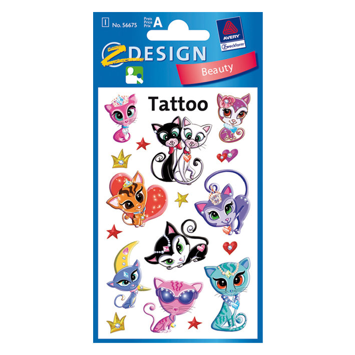 STICKERS BEAUTY TATTOO ΕΤΙΚΕΤΕΣ Z-DESIGN 56675
