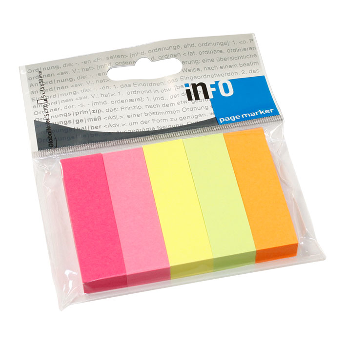 NOTES INFO ΣΕΛΙΔΟΔΕΙΚΤΕΣ 5679-39pk-5 BRILLIANT 5X15X50MM