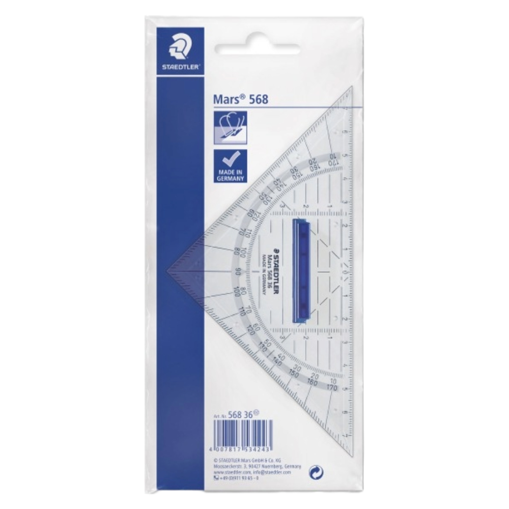 ΤΡΙΓΩΝΟ STAEDTLER ΣΧΕΔΙΟΥ ΣΥΝΘΕΤΟ 56836 (16CM)