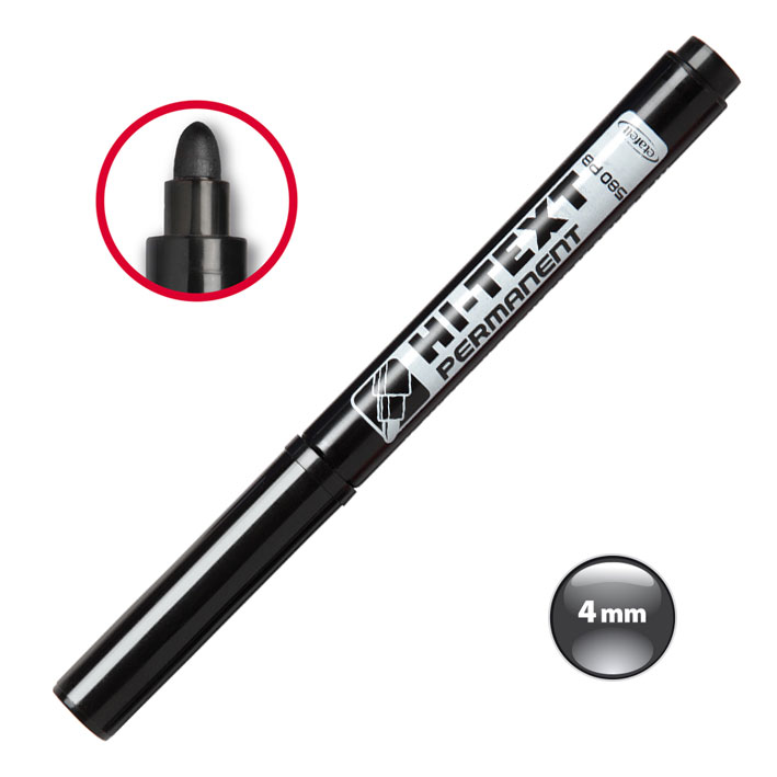 ΜΑΡΚΑΔΟΡΟΙ HI-TEXT ΚΙΒΩΤΙΩΝ 580 (ΣΤΡΟΓΓΥΛΗ ΜΥΤΗ 4MM) ΚΟΥΤΙ=25 ΤΕΜ. 580PE025SMB-xxx