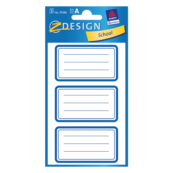 STICKERS BOOK LABELS ΣΧΟΛΙΚΕΣ ΕΤΙΚΕΤΕΣ Z-DESIGN 59286
