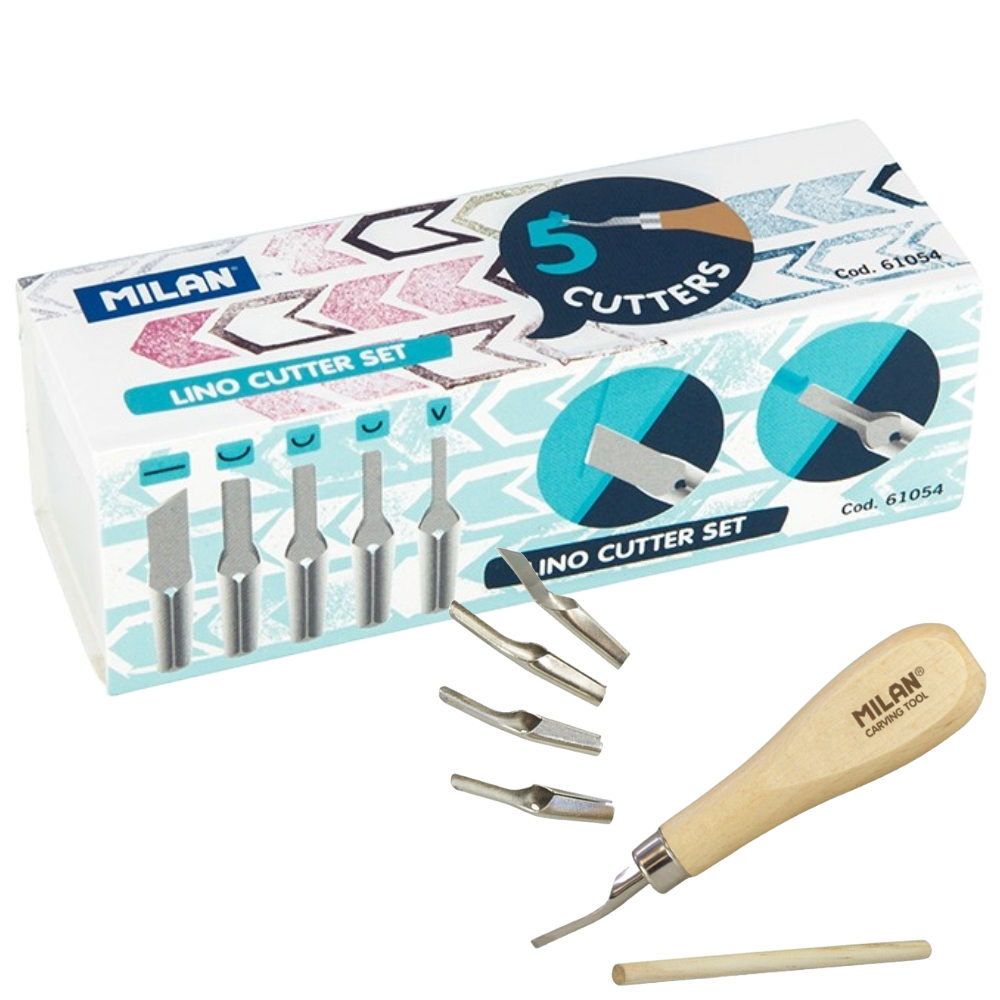 ΕΡΓΑΛΕΙΑ ΚΟΠΗΣ LINOLEUM ( +5 ΑΝΤΑΛ/ΙΚΕΣ ΛΕΠΙΔΕΣ) MILAN 61054