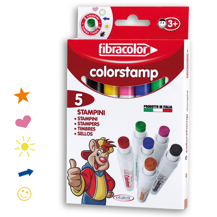 ΜΑΡΚΑΔΟΡΟΙ FIBRA ΣΦΡΑΓΙΔΕΣ 5 ΣΧΕΔΙΑ 640ST05