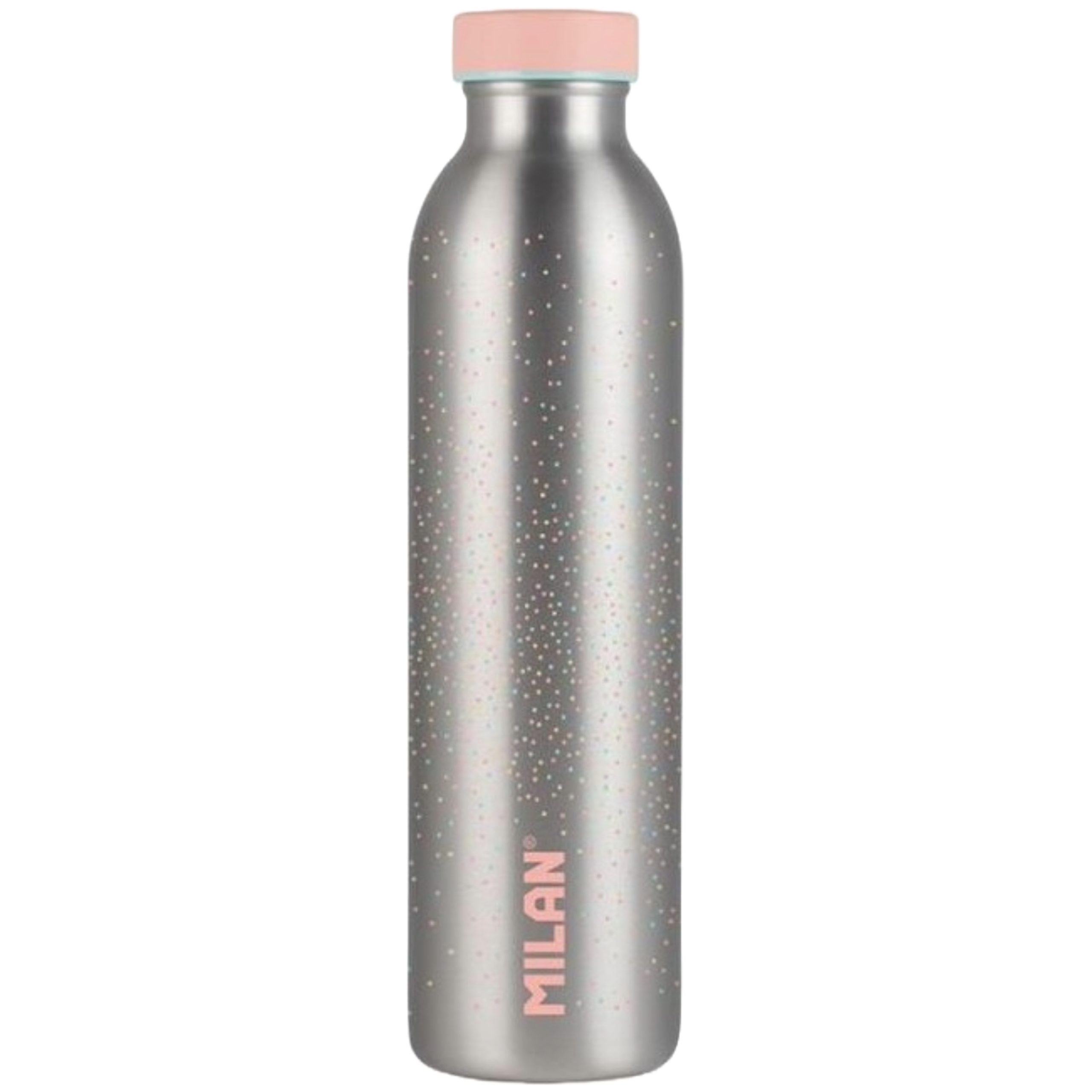 ΘΕΡΜΟΣ ΑΝΟΞΕΙΔΩΤΟΣ MILAN 591 ML SILVER SERIES PINK (26,2 Χ 6.85CM) 643020SL