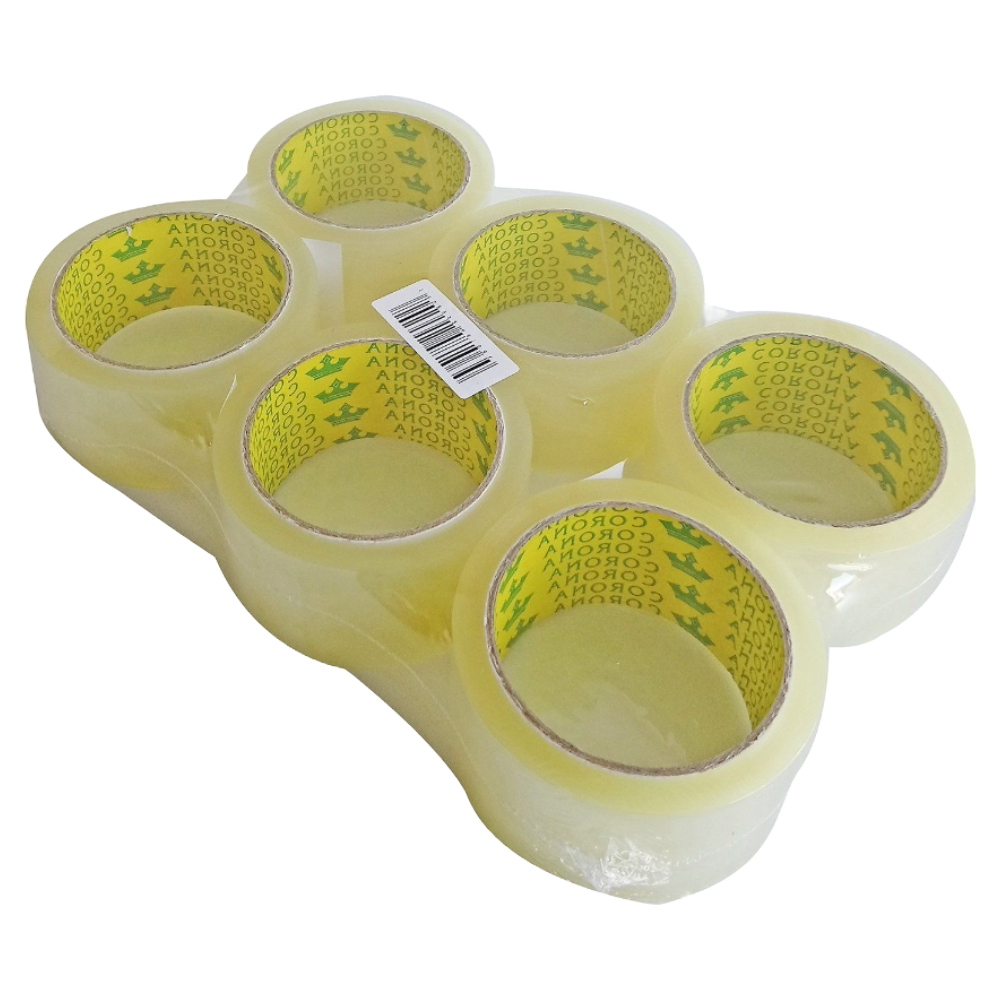 ΣΕΛΟ ΣΥΣΚΕΥΑΣΙΑΣ CORONA 48mmX 60m ΔΙΑΦΑΝΗ ΑΘΟΡΥΒΗ 64389