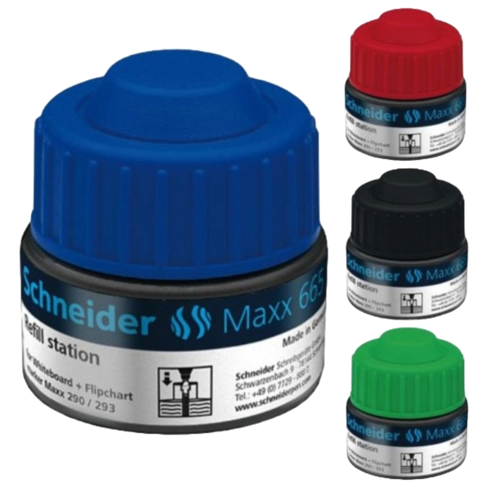 ΜΕΛΑΝΗ SCHNEIDER ΜΑΡΚΑΔΟΡΟΥ ΠΙΝΑΚΟΣ 665 REFILL STATION 30ML