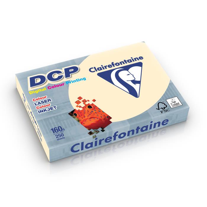 ΧΑΡΤΙ A4 160G ΧΡΩΜΑ IVORY ΠΑΚΕΤΟ 250 ΦΥΛΛΩΝ CLAIREFONTAINE 6826C