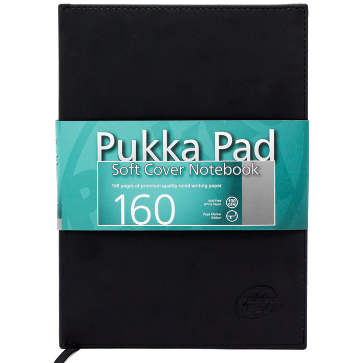 ΤΕΤΡΑΔΙΟ ΣΠΙΡΑΛ PUKKA 6874-SCN B5 ΜΑΥΡΟ ΕΞΩΦ. ΜΑΛΑΚΟ 160ΣΕΛ. 100 GSM